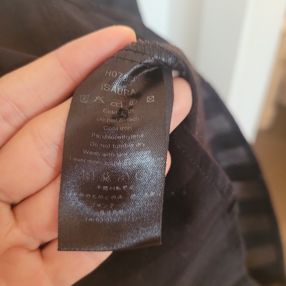 Anne Fontaine black blouse with ruffles - Picture 5 of 5